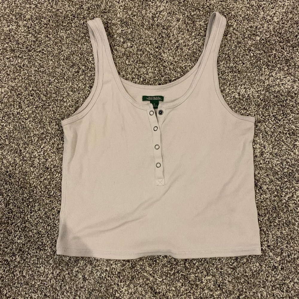 Purple Button Tank
